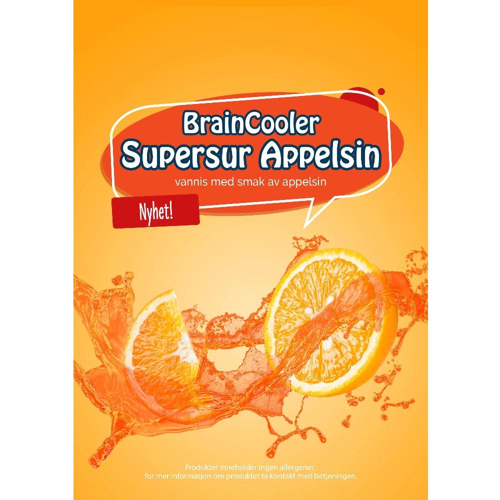 BrainCooler slushessens – Supersur Appelsin