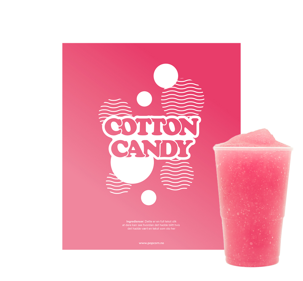 Slush Cotton candy 5 liter (25 liter ferdig slush)
