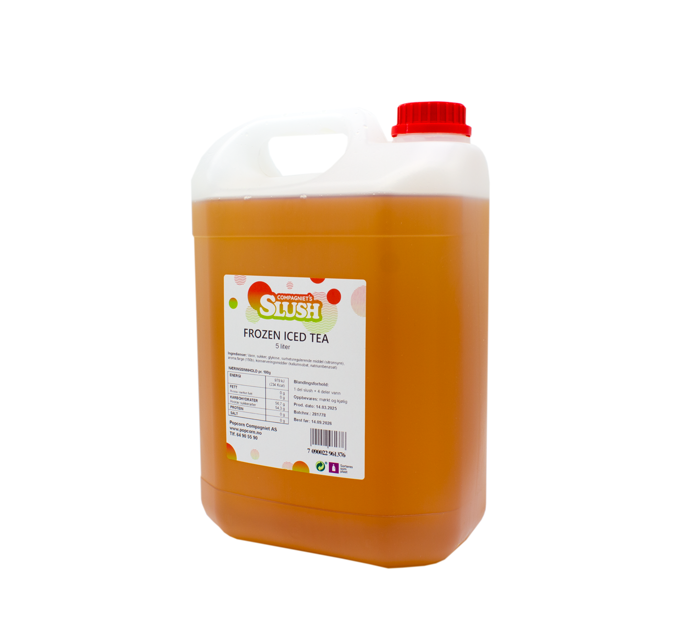 Drinkmiks Iced Tea 5 liter (25 liter ferdig drikke)