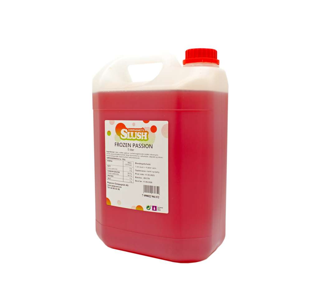 Drinkmiks Frozen Passion 5 liter (25 liter ferdig drikke)