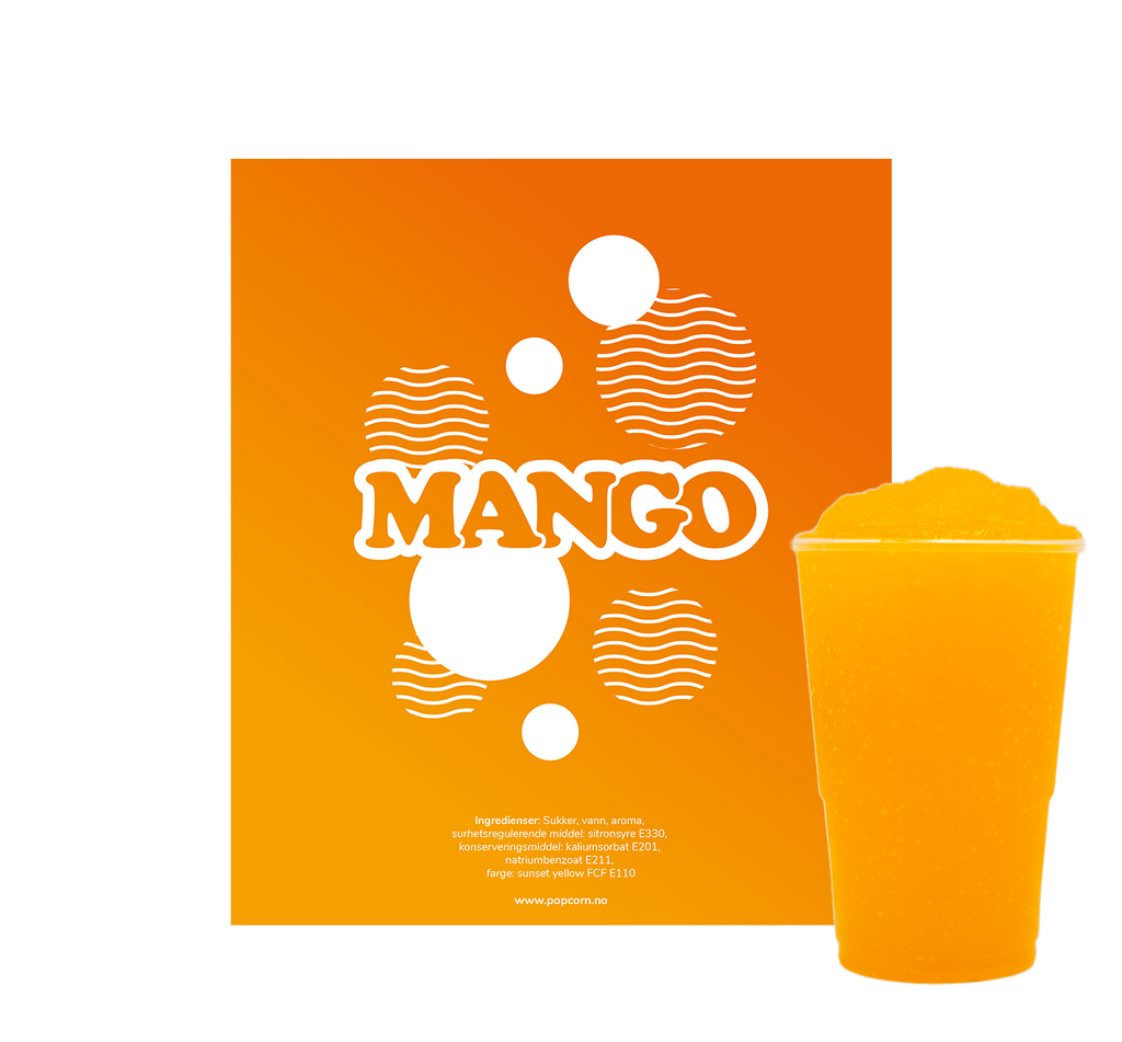 Slush Mango 5 liter (25 liter ferdig slush)