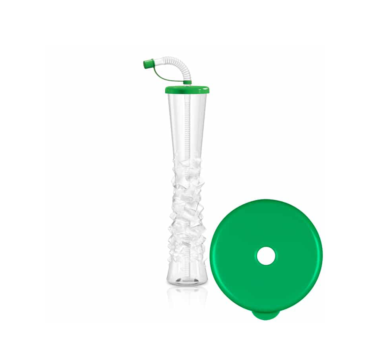 Slushbeger Ice Cube GREEN 500ml - 10 stk