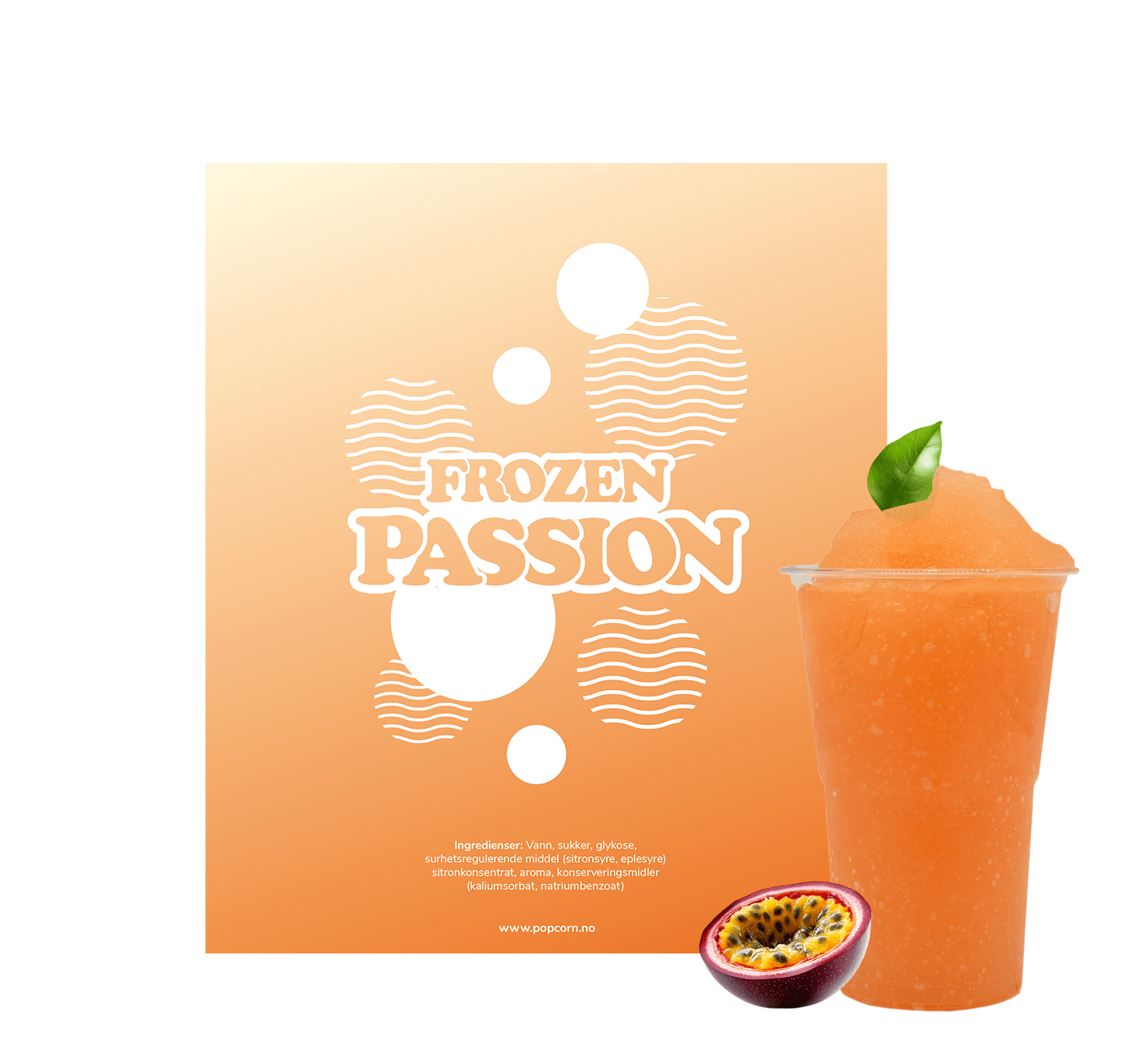 Drinkmiks Frozen Passion 1 liter (5 liter ferdig drikke)