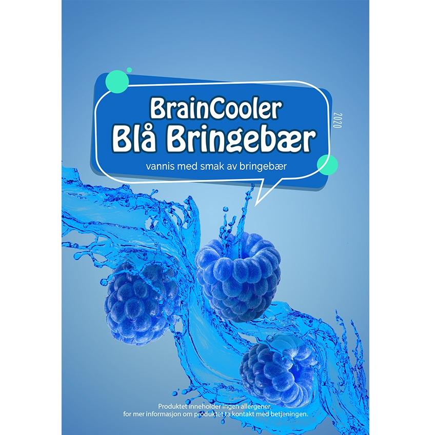 BrainCooler slushessens – Blå Bringebær